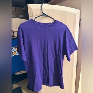 Men’s purple shirt
